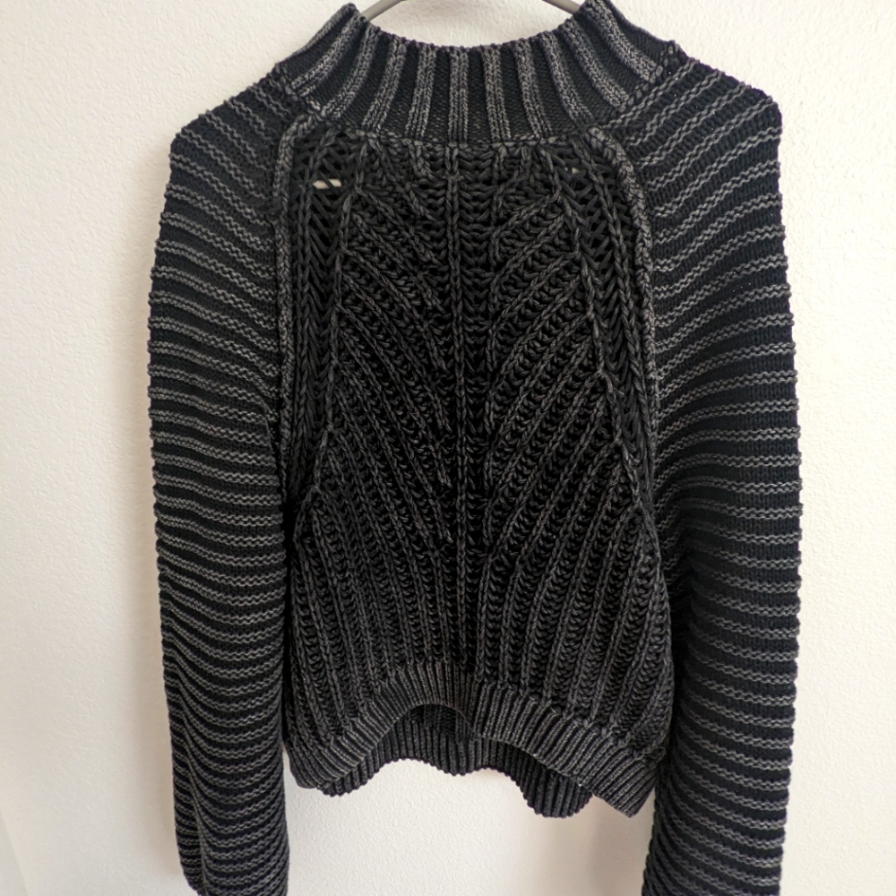Free People Black Sweater